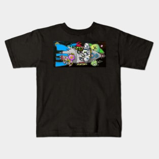 Crowded Space Kids T-Shirt